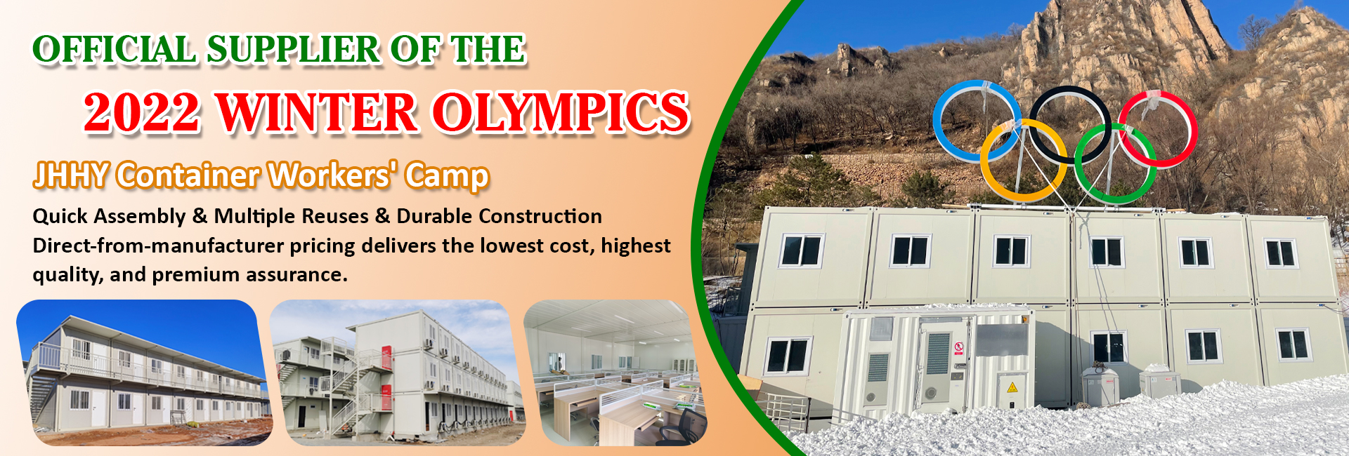 Maisons conteneurs, usine, fabricant