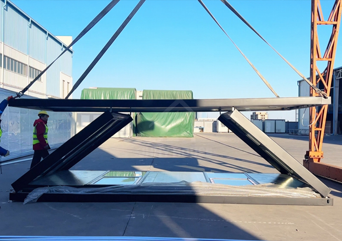 Maisons conteneurs pliables sur mesure de 6 mètres (20 pieds), expédiées dans votre pays par voie maritime, 10 ensembles/40HQ