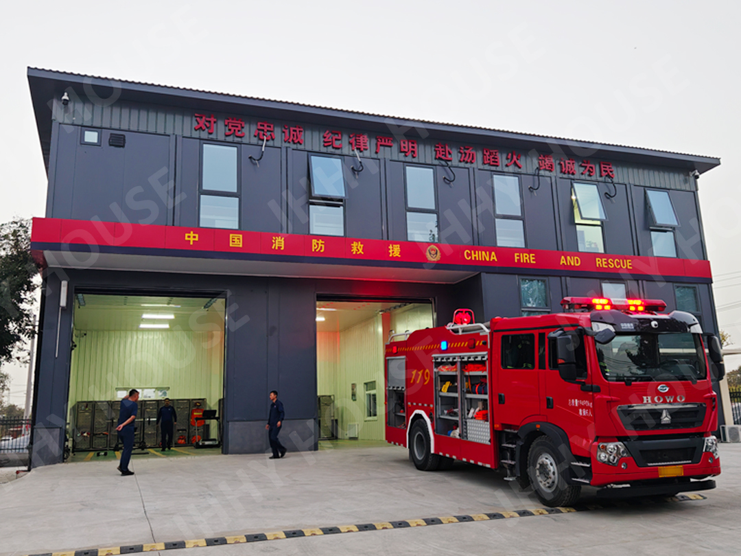 Projet de caserne de pompiers modulaire (40 unités)