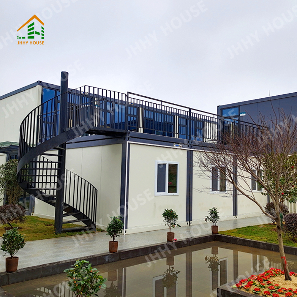 A handshake sealing a deal on a modular house project